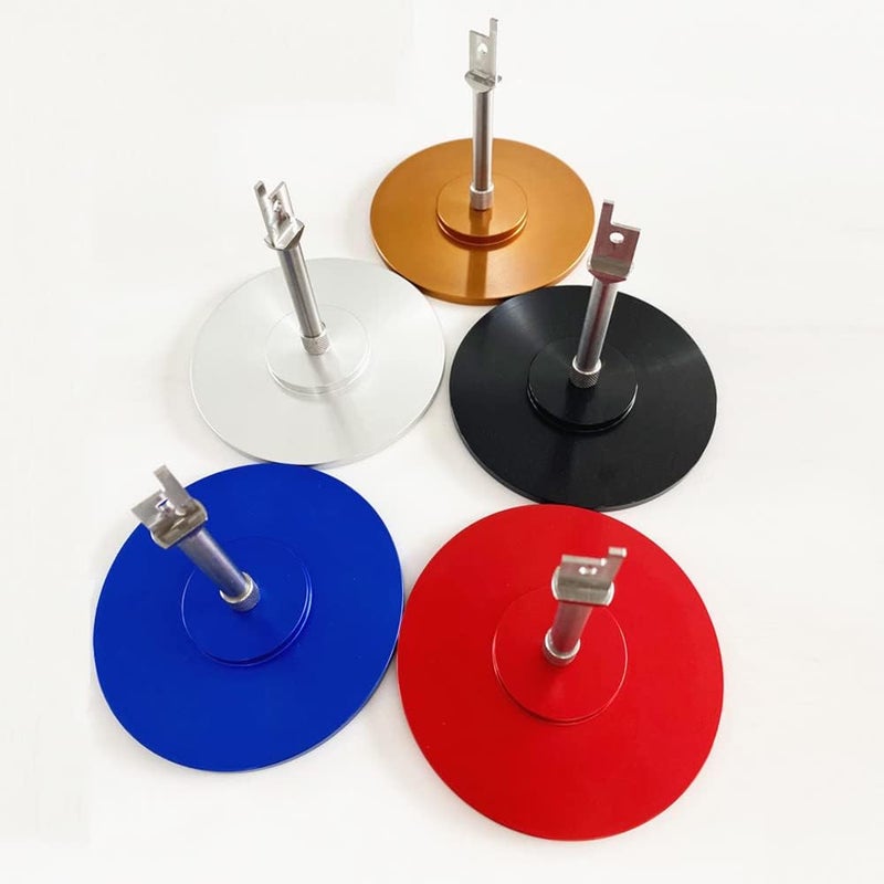 EBIEFLY DIY Saw Machines Sawzall Adapter Cup Attachments Connector UVC Fit for Reciprocating Saws M Adapter Tools Aluminium Smooth Surface 10cm/4.0in (Black) - Image 2